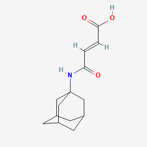 molecular formula C14H19NO3 B1656816 (E)-4-(1-adamantylamino)-4-oxobut-2-enoic acid CAS No. 54395-92-5