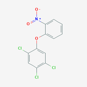 molecular formula C12H6Cl3NO3 B1656830 1,2,4-Trichloro-5-(2-nitrophenoxy)benzene CAS No. 54495-63-5