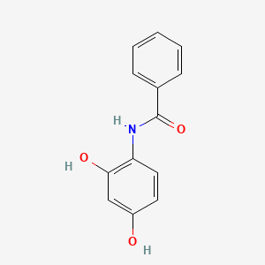 molecular formula C13H11NO3 B1656839 n-(2,4-Dihydroxyphenyl)benzamide CAS No. 5455-84-5