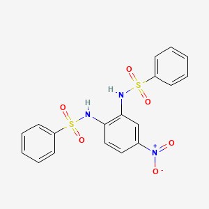 N,N'-(4-Nitro-1,2-phenylene)dibenzenesulfonamide