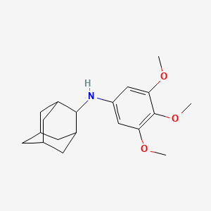 molecular formula C19H27NO3 B1656879 N-(3,4,5-trimethoxyphenyl)adamantan-2-amine CAS No. 5473-64-3