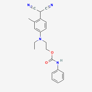 molecular formula C21H22N4O2 B1656943 Disperse Gelb 49 CAS No. 54824-37-2