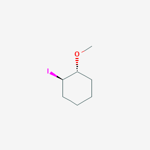 molecular formula C7H13IO B1656944 Cyclohexane, 1-iodo-2-methoxy-, trans- CAS No. 54826-41-4