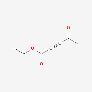 molecular formula C7H8O3 B1656981 4-氧代戊-2-炔酸乙酯 CAS No. 54966-49-3