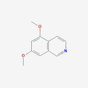 molecular formula C11H11NO2 B1656995 Isoquinoline, 5,7-dimethoxy- CAS No. 55087-24-6