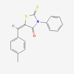 5-(4-Methyl-benzylidene)-3-phenyl-2-thioxo-thiazolidin-4-one