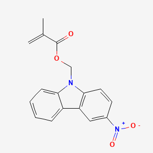 (3-Nitrocarbazol-9-yl)methyl 2-methylprop-2-enoate