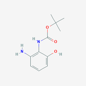 Tert-butyl 2-amino-6-hydroxyphenylcarbamate