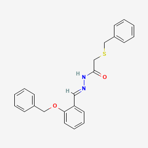 N'-[2-(benzyloxy)benzylidene]-2-(benzylthio)acetohydrazide