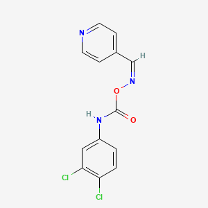 [(Z)-pyridin-4-ylmethylideneamino] N-(3,4-dichlorophenyl)carbamate