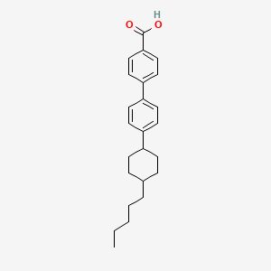 4-[4-(4-Pentylcyclohexyl)phenyl]benzoic acid