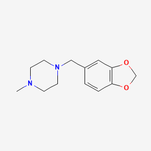 1-Methyl-4-(3,4-methylenedioxybenzyl)piperazine