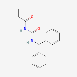 n-[(Diphenylmethyl)carbamoyl]propanamide