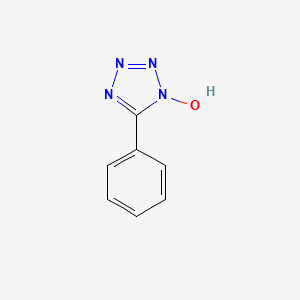 molecular formula C7H6N4O B1657125 5-Phenyl-1H-tetrazol-1-ol CAS No. 55513-24-1