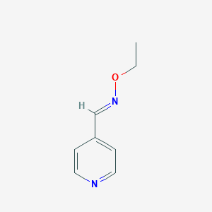 B165714 (E)-N-Ethoxy-1-pyridin-4-ylmethanimine CAS No. 126527-32-0
