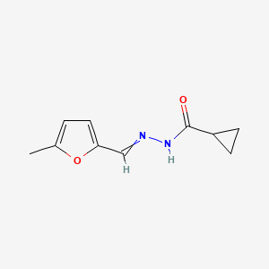 N-[(5-Methyl-2-furyl)methylideneamino]cyclopropanecarboxamide