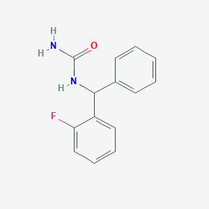 [(2-Fluorophenyl)-phenylmethyl]urea