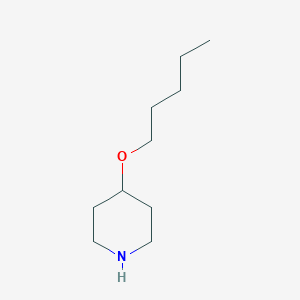molecular formula C10H21NO B1657164 4-(Pentyloxy)piperidine CAS No. 55619-47-1