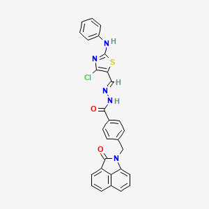 molecular formula C29H20ClN5O2S B1657168 Agn-PC-0lssi8 CAS No. 5562-99-2