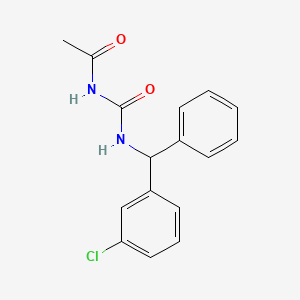 1-Acetyl-3-(3-chlorobenzhydryl)urea