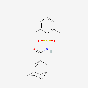 molecular formula C20H27NO3S B1657237 N-(2,4,6-trimethylphenyl)sulfonyladamantane-1-carboxamide CAS No. 5582-59-2