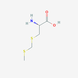 molecular formula C5H11NO2S2 B1657274 S-[(Methylsulfanyl)methyl]-L-cysteine CAS No. 56010-93-6