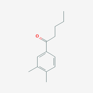 molecular formula C13H18O B1657280 1-(3,4-Dimethylphenyl)pentan-1-one CAS No. 56041-76-0