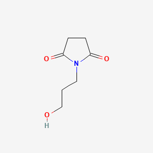 molecular formula C7H11NO3 B1657283 N-(3-Hydroxypropyl)succinimide CAS No. 56058-21-0