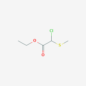 Ethyl chloro(methylthio)acetate