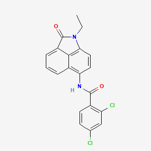 2,4-dichloro-N-(1-ethyl-2-oxobenzo[cd]indol-6-yl)benzamide