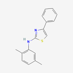 N-(2,5-dimethylphenyl)-4-phenyl-1,3-thiazol-2-amine