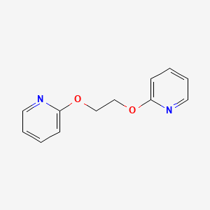 molecular formula C12H12N2O2 B1657369 2-(2-Pyridin-2-yloxyethoxy)pyridine CAS No. 56446-65-2