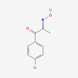 molecular formula C9H8BrNO2 B1657374 (2E)-1-(4-bromophenyl)-2-(hydroxyimino)propan-1-one CAS No. 56472-73-2