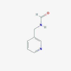 molecular formula C7H8N2O B1657418 Formamide, N-(3-pyridinylmethyl)- CAS No. 56625-04-8