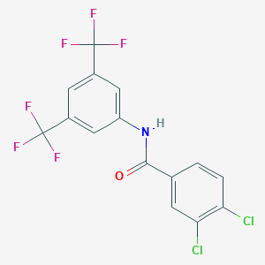 N-[3,5-bis(trifluoromethyl)phenyl]-3,4-dichlorobenzamide