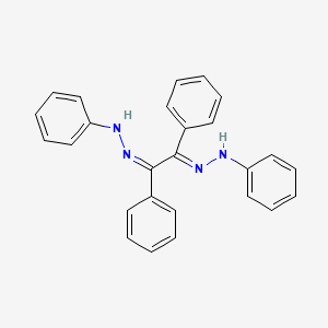 molecular formula C26H22N4 B1657556 anti-Benzilosazone CAS No. 572-18-9
