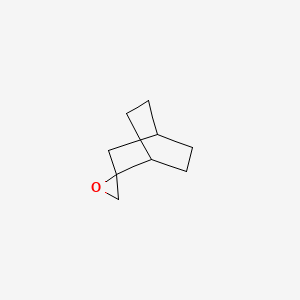 molecular formula C9H14O B1657570 Spiro[Bicyclo[2.2.2]octan-2,2'-oxiran] CAS No. 57289-81-3