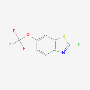 molecular formula C8H3ClF3NOS B165762 2-氯-6-(三氟甲氧基)苯并[d]噻唑 CAS No. 133840-96-7