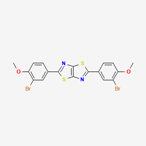 2,5-Bis(3-bromo-4-methoxyphenyl)-[1,3]thiazolo[5,4-d][1,3]thiazole