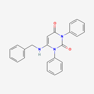 6-(Benzylamino)-1,3-diphenylpyrimidine-2,4-dione