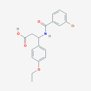 3-[(3-bromobenzoyl)amino]-3-(4-ethoxyphenyl)propanoic Acid