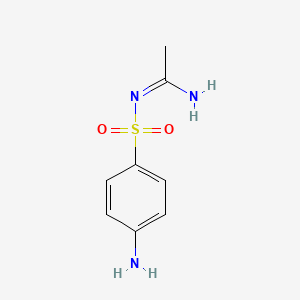 N'-(4-aminophenyl)sulfonylethanimidamide