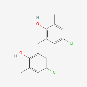 molecular formula C15H14Cl2O2 B1657663 2,2'-Methanediylbis(4-chloro-6-methylphenol) CAS No. 57693-35-3