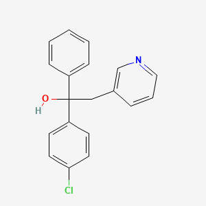 1-(4-Chlorophenyl)-1-phenyl-2-pyridin-3-ylethanol