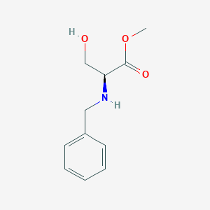 molecular formula C11H15NO3 B016577 N-苄基-L-丝氨酸甲酯 CAS No. 123639-56-5
