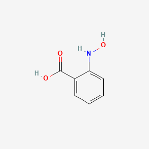 molecular formula C7H7NO3 B1657709 2-羟基氨基苯甲酸 CAS No. 579-73-7