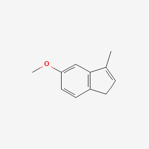 molecular formula C11H12O B1657735 5-Methoxy-3-methyl-1H-indene CAS No. 57965-07-8