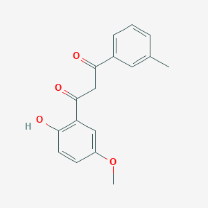 1-(2-Hydroxy-5-methoxyphenyl)-3-(3-methylphenyl)propane-1,3-dione