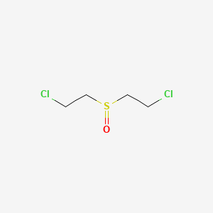 molecular formula C4H8Cl2OS B1657792 Bis(2-chloroethyl) sulfoxide CAS No. 5819-08-9