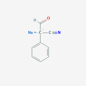 molecular formula C9H6NNaO B1657856 Sodium 1-cyano-2-oxo-1-phenylethan-1-ide CAS No. 5841-71-4